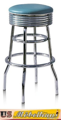Blue bel air barhocker - blue,