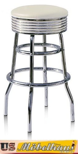 White bel air barhocker - white,