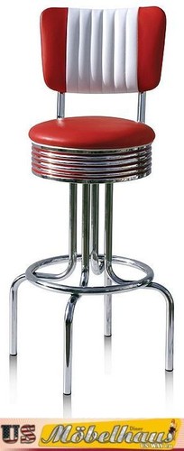 Red bel air barhocker - bs-28-cb,